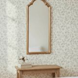 Antique pediment mirror