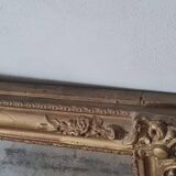 Antique rectangular mirror with moldings 103 x 68