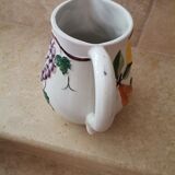 Carafe barbotine fruit