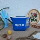 Vintage pastis 51 blue plastic decanter