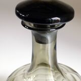 Art Deco Smoked Carafe