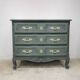 Vintage cherry wood commode refurbished