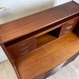 Vintage Scandinavian teak secretary, 60s