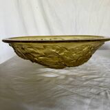 Art Deco molded glass chandelier