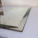Old bevelled mirror 51x27,5cm