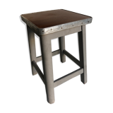 Tabouret cerclé assise formica des années 50
