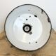 Industrial Blue Enamel Factory Lamp with Cast Iron Top, 1960s