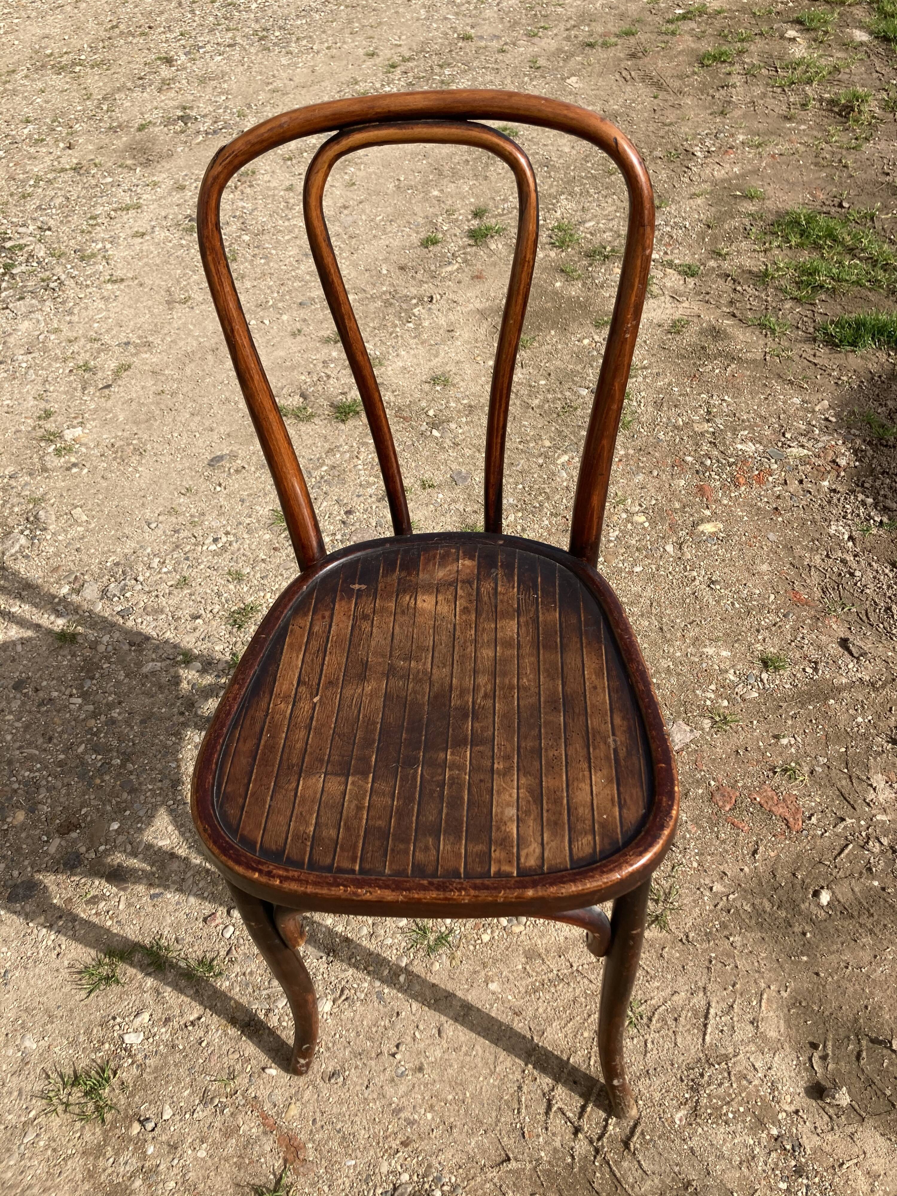 Set de 6 chaises bistrot japy frères