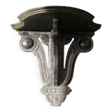 Napoleon III wall console in blackened wood