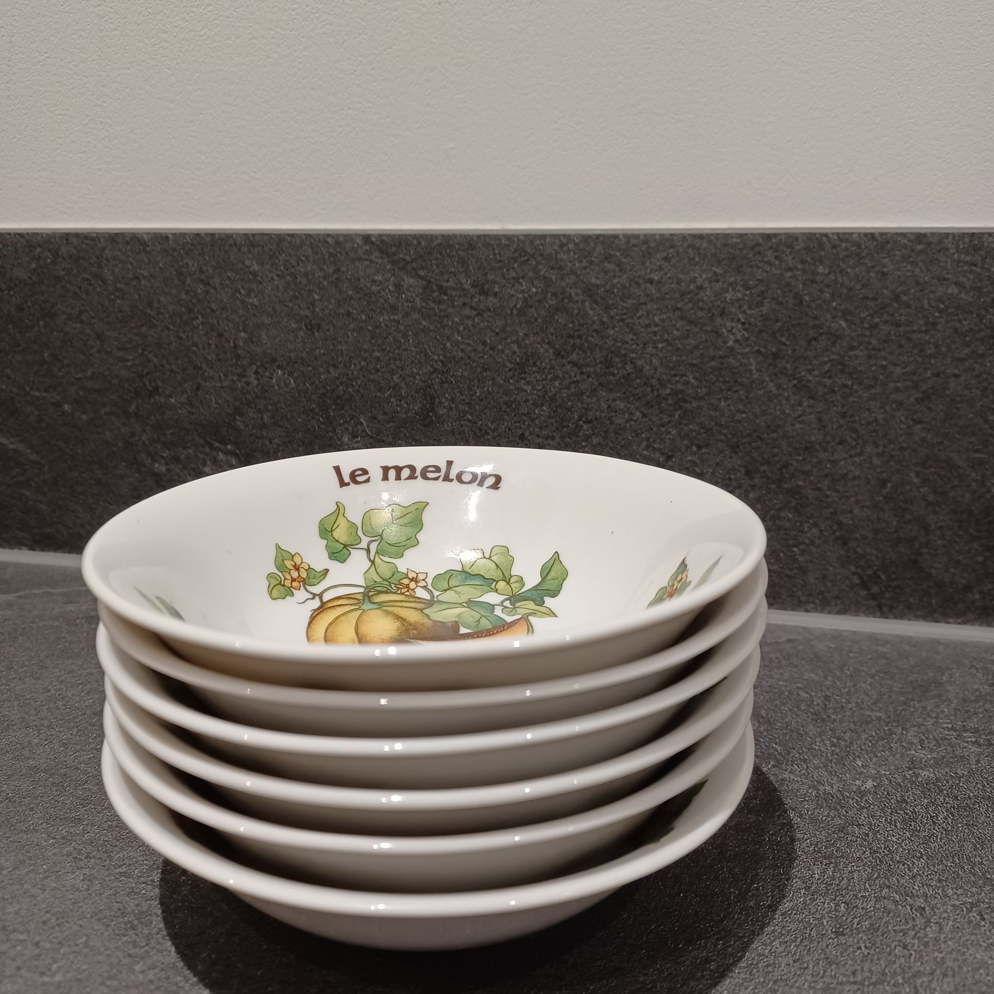 6 melon presentation cups