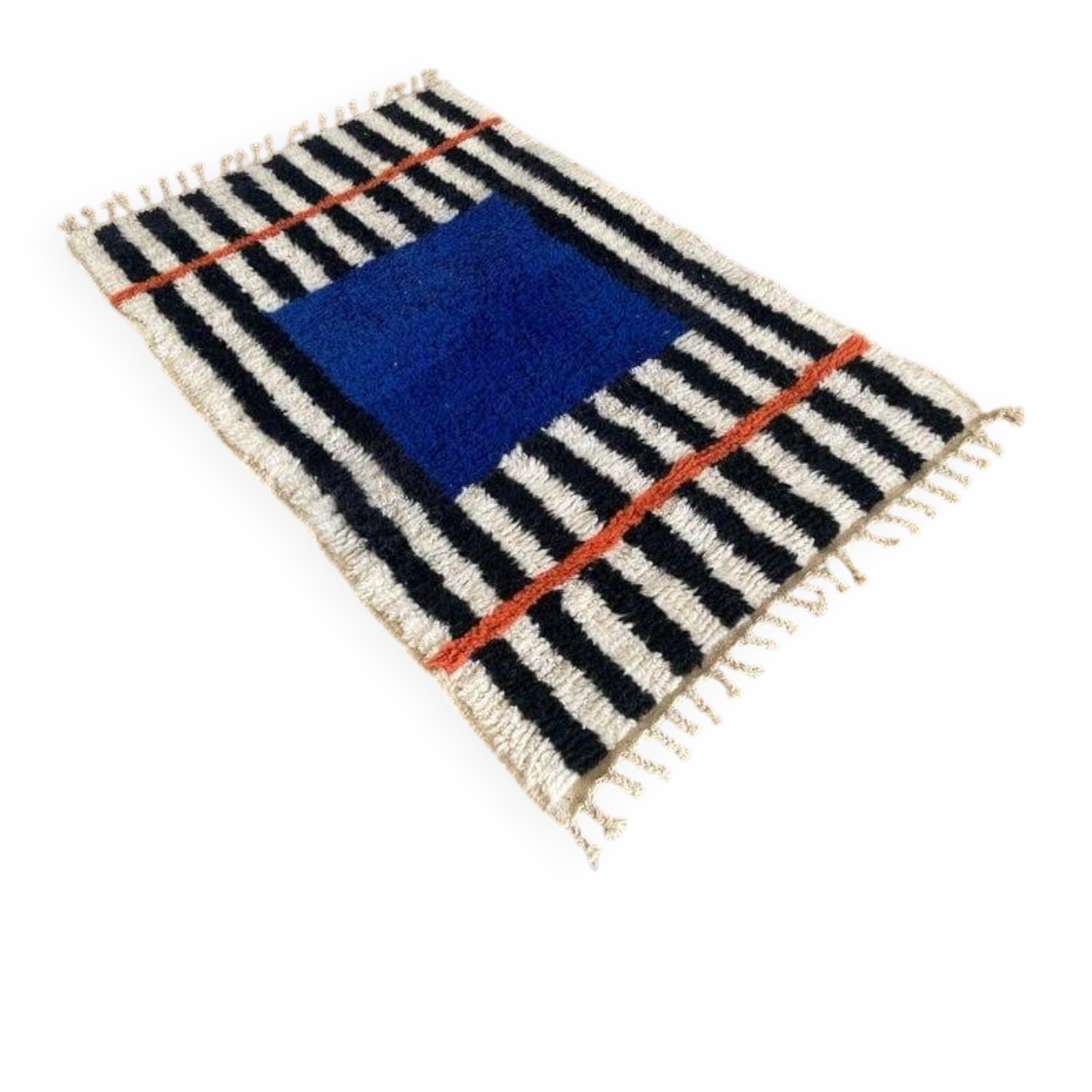 Traditional handmade Moroccan rug, size 140 x 260 cm