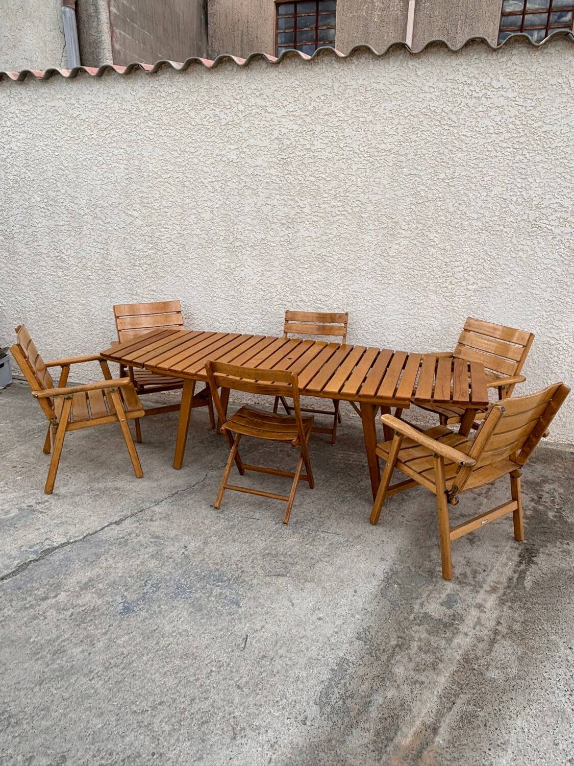 Sodibois wooden garden furniture (elm)