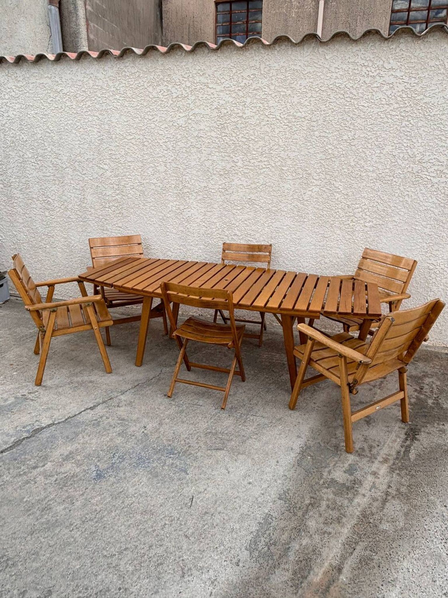 Salon de jardin sodibois en bois ( orme )