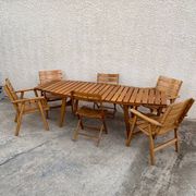 Salon de jardin sodibois en bois ( orme )