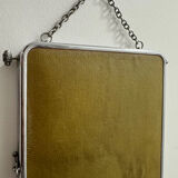 Bevelled triptych barber mirror from the 1950s.