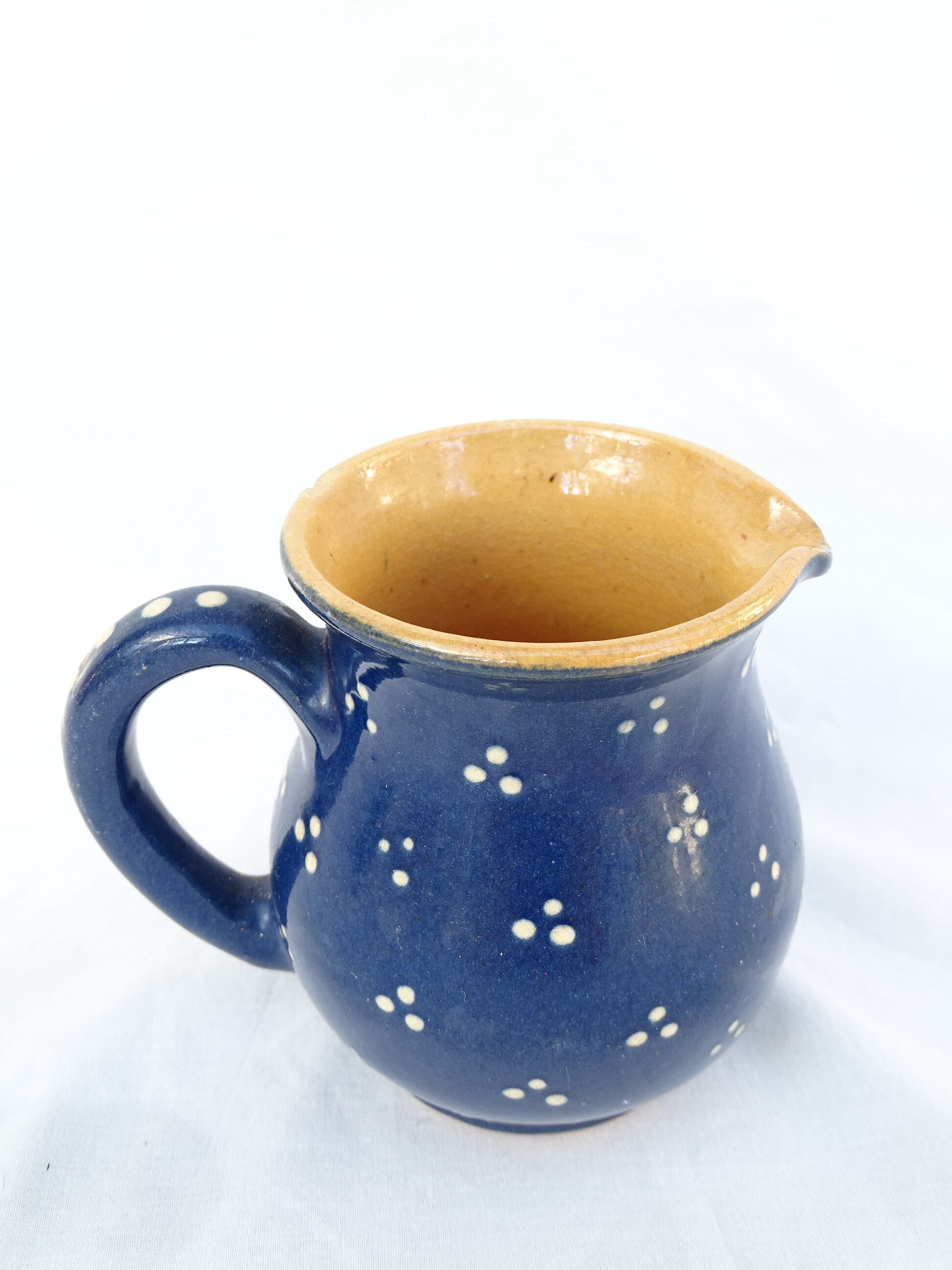 Vintage white pitcher