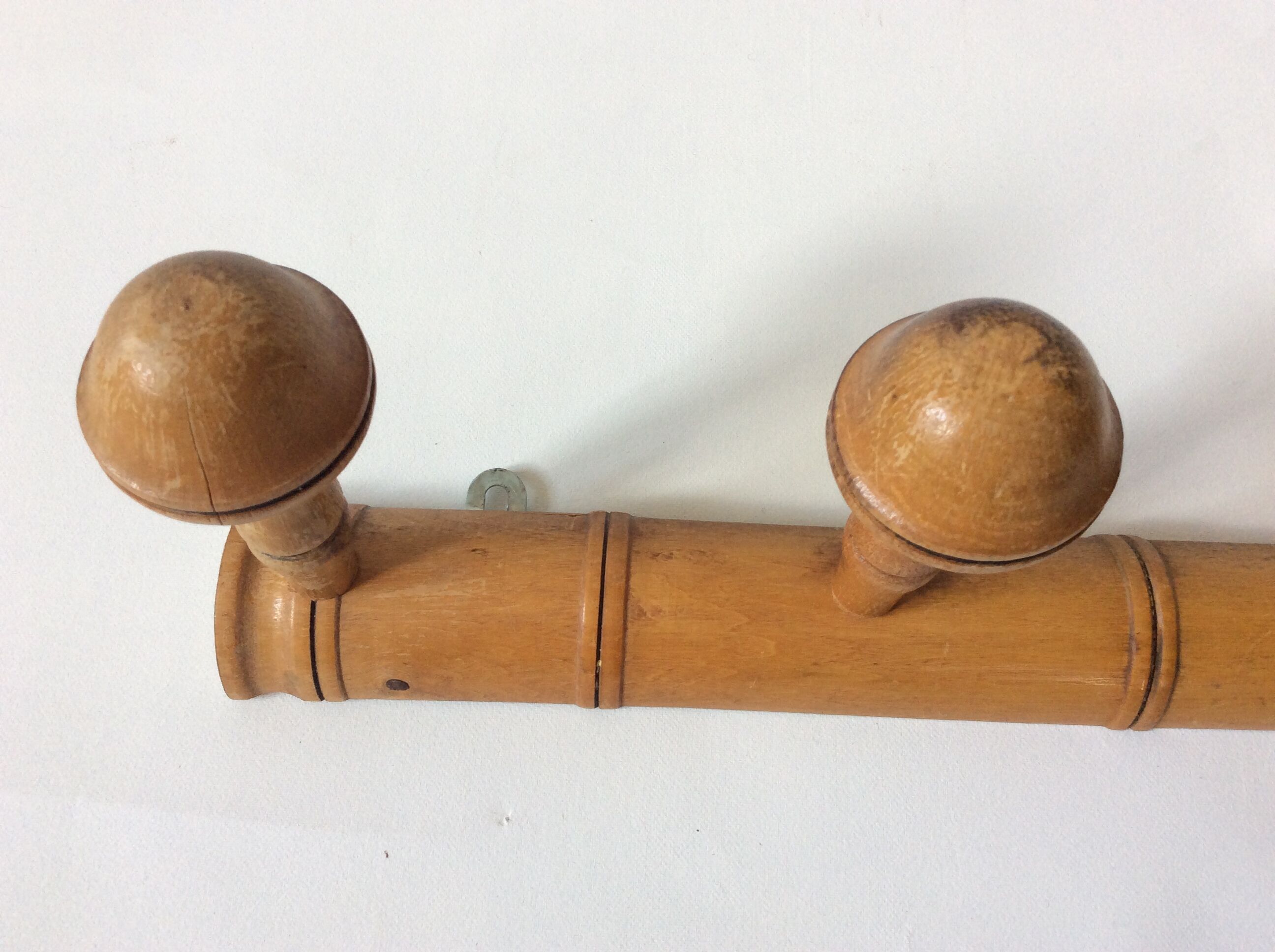 Vintage wall coatrack