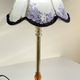 LAMPSHade Plexiglass and Lilac Fabric VINTAGE