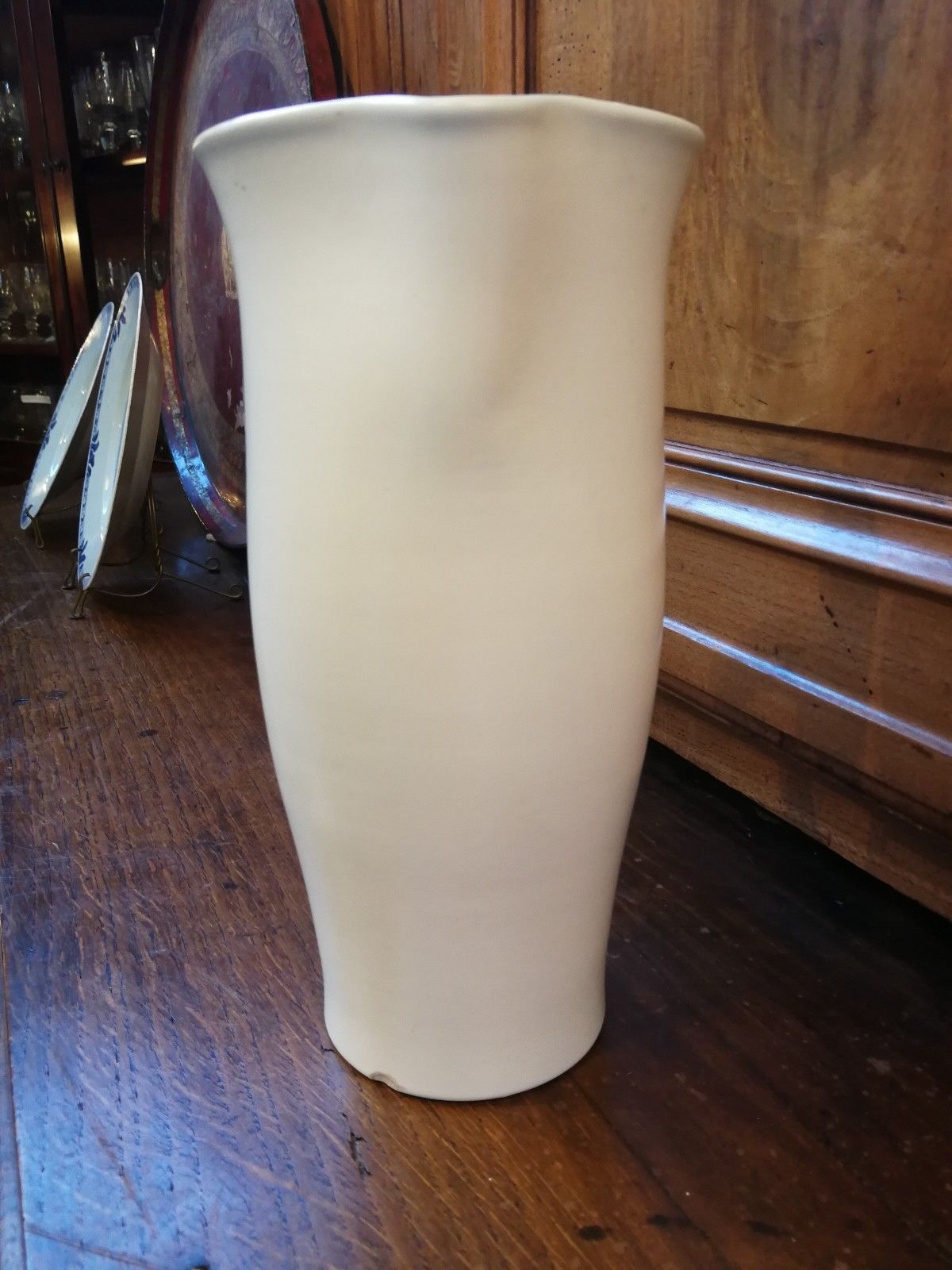 Pitcher to orangeade Elchinger white and green ceramic axis