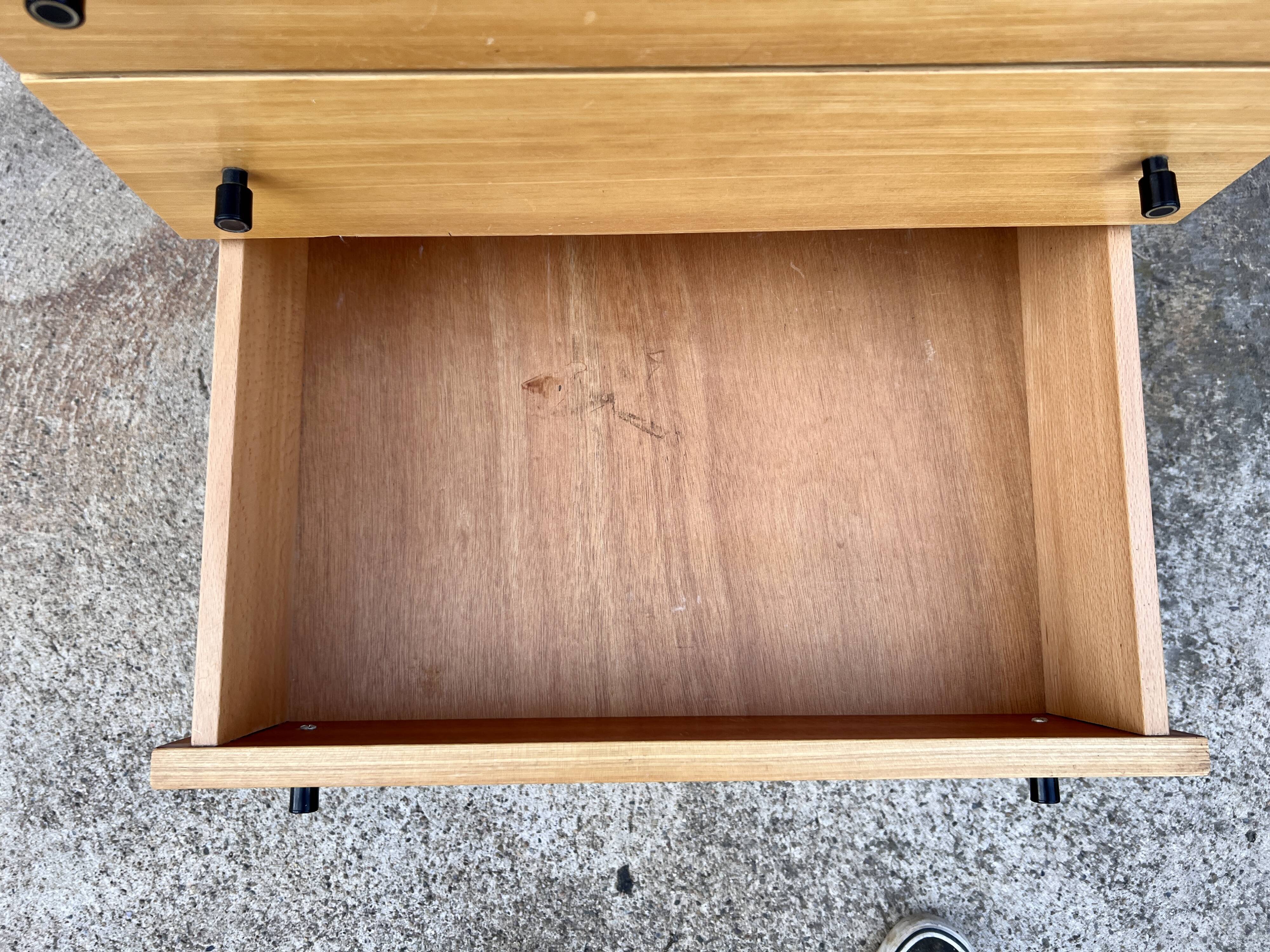 Vintage chest of drawers metal feet