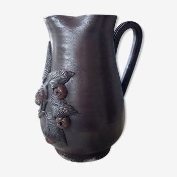 Pitcher stoneware cider Noron pottery