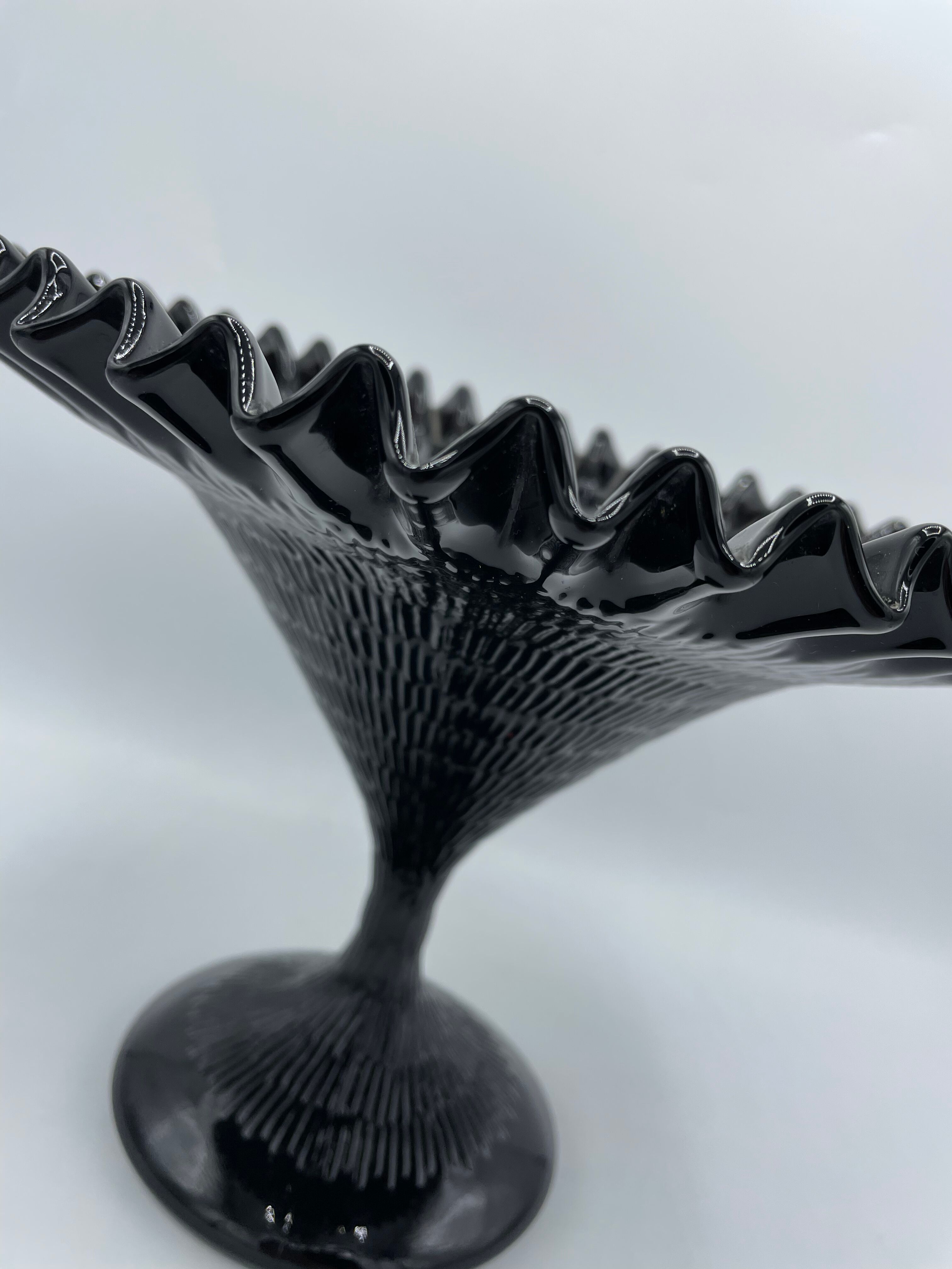 Vintage opaline stand cut