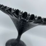 Coupe sur pied opaline vintage