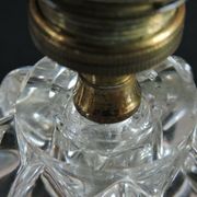 Art deco glass lamp foot