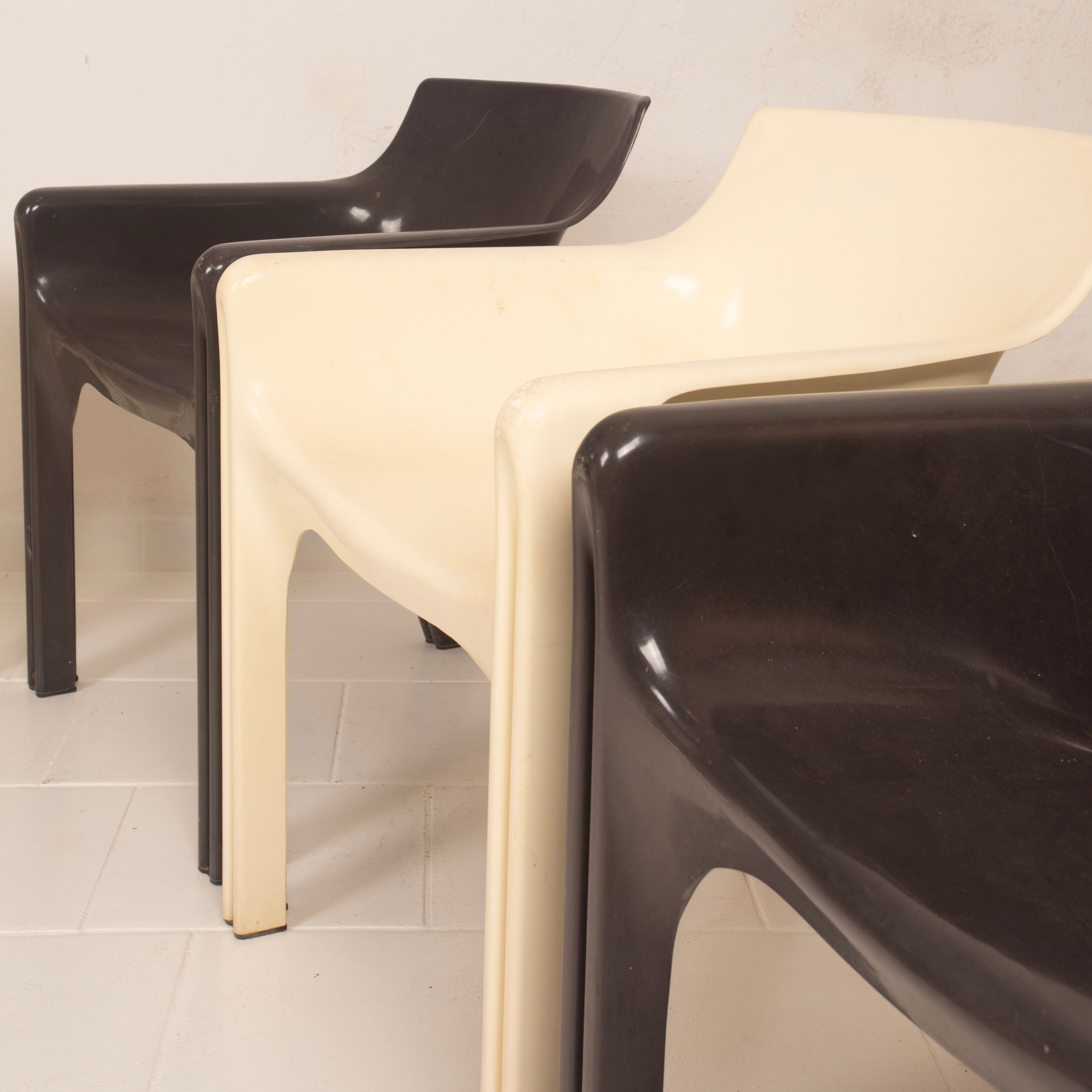 Ensemble de six fauteuils Gaudì par Vico Magistretti pour Artemide