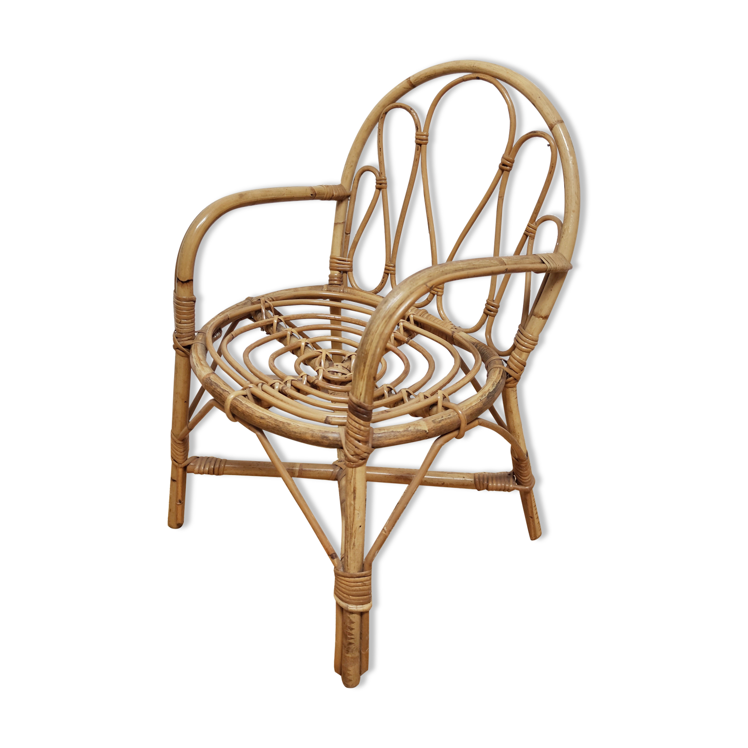 Child chair in rattan