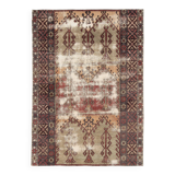5x7 Classic Brown Red Handmade Vintage Rug, 151x214Cm SK 3054