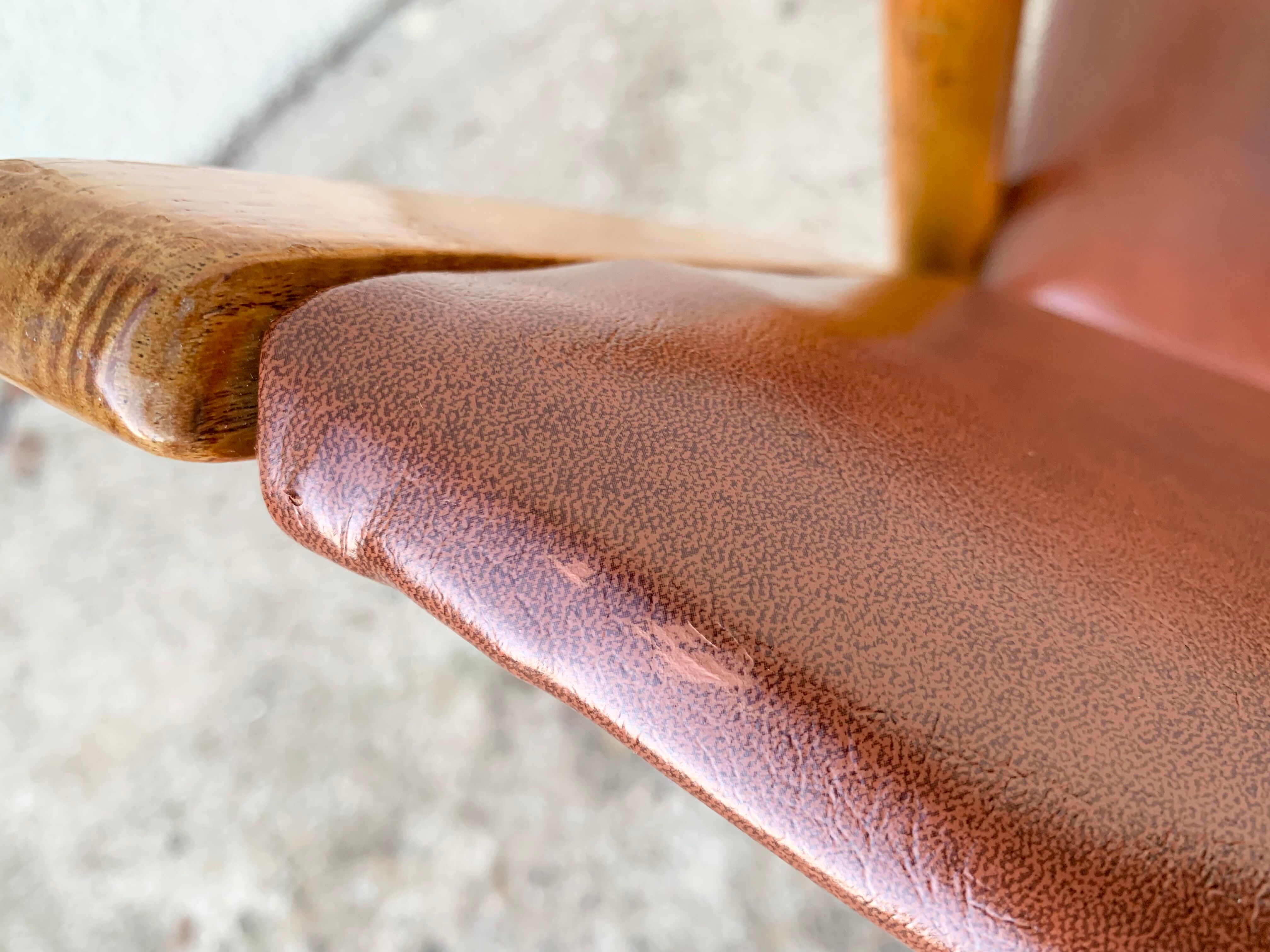 Bridge Bow Wood Armchairs 1950