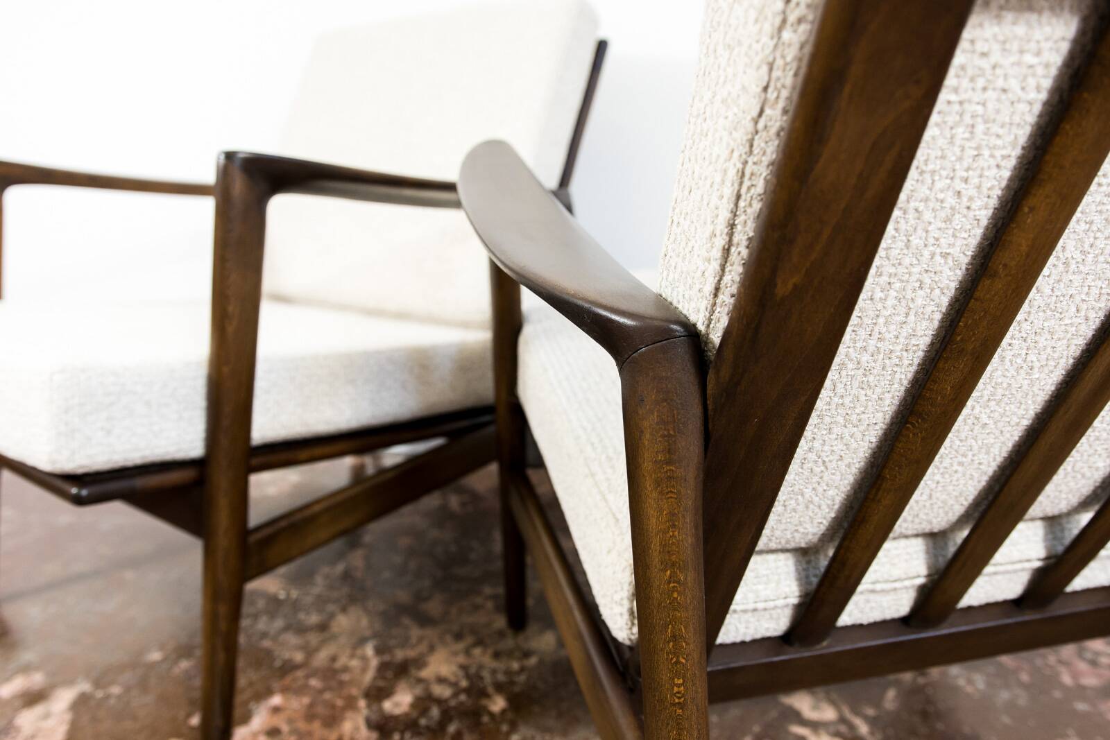 Mid Century Modern Armchairs By Sfm, Poland, 1960s, set of 2