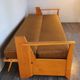 Tamara sofa bed in ash and fabric by F. Aplewicz for Lad, Polish Vintage 1950