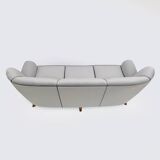 Attributed Guglielmo Ulrich Art Deco Italian Velvet Sofa, 1940s