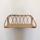 Vintage rattan shelf