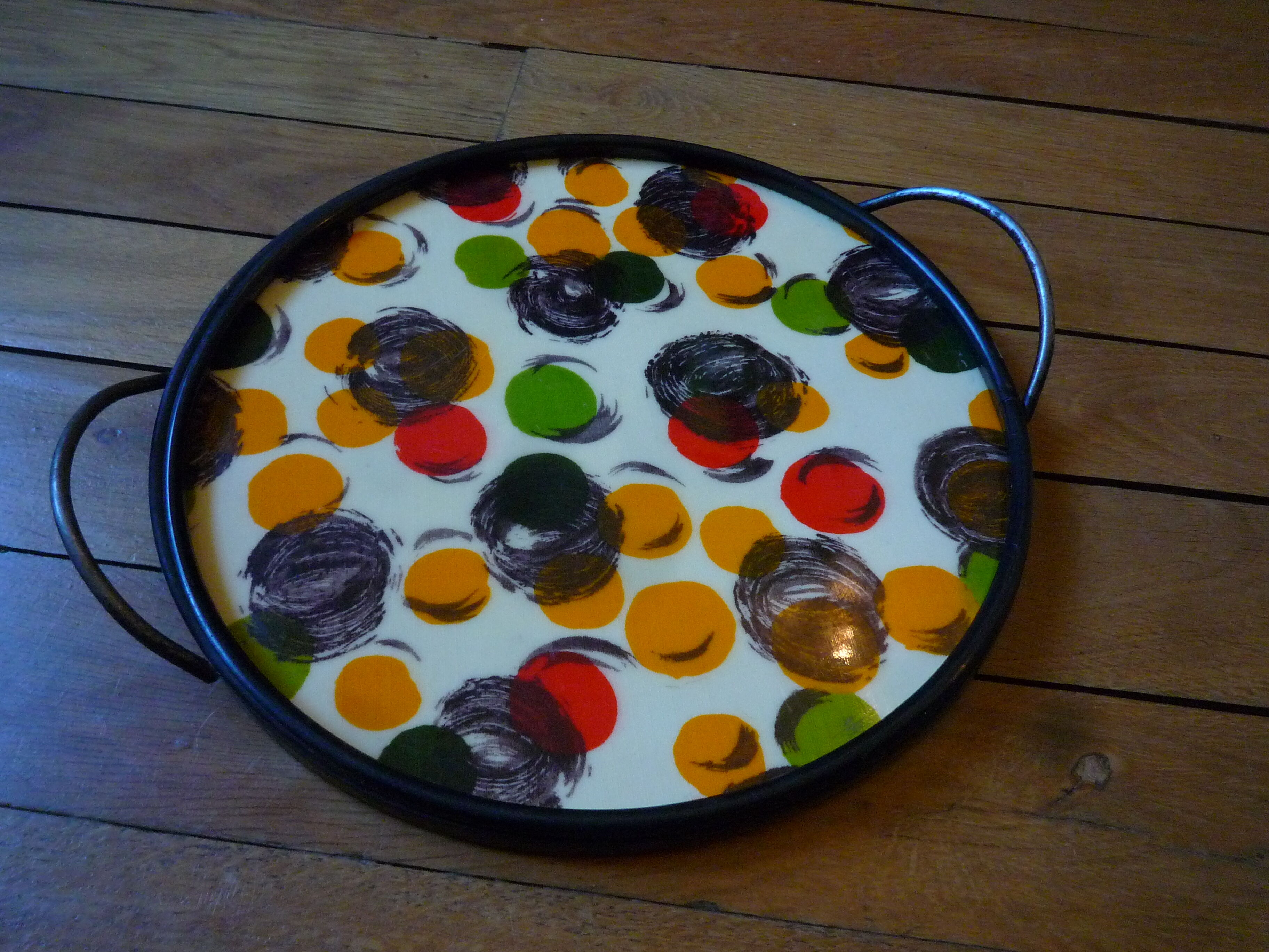 Melamine tray vintage 60s