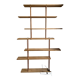 Oak and copper bookcase
