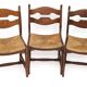 Set of 6 chairs by Guillerme and Chambron