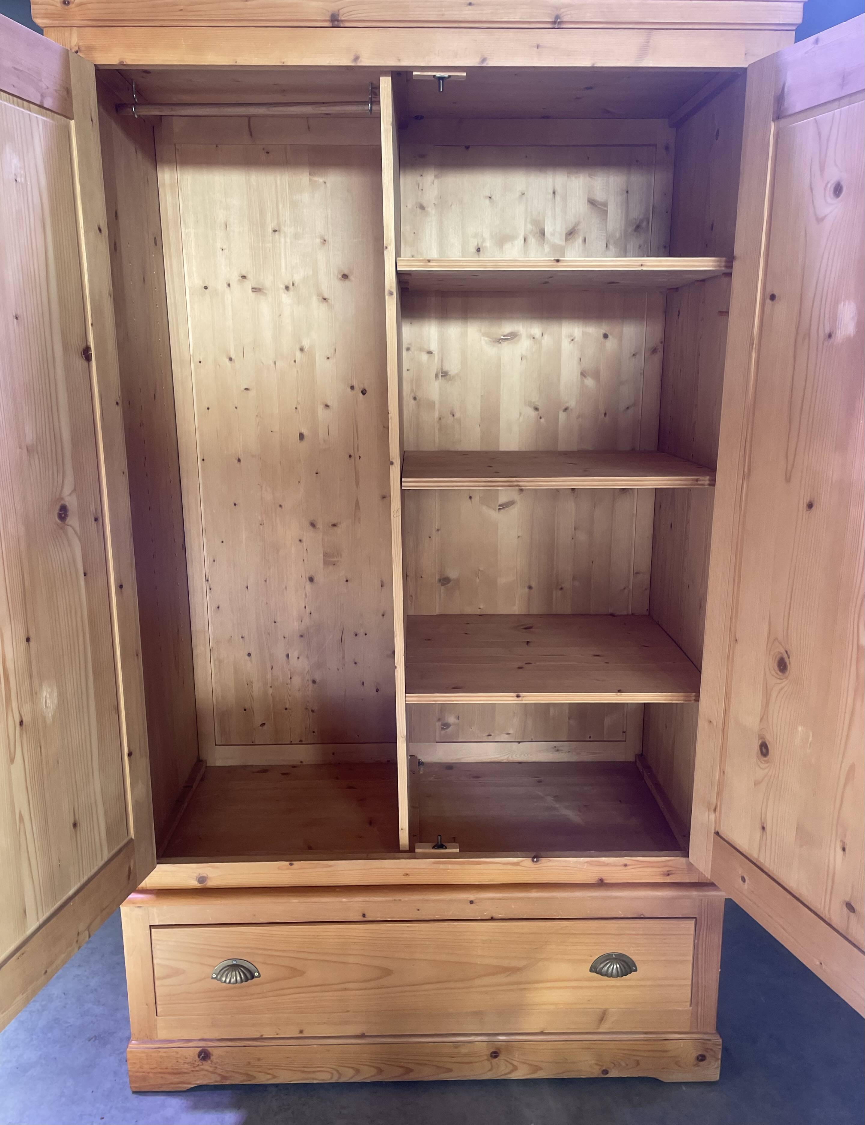 Parisian pine wardrobe