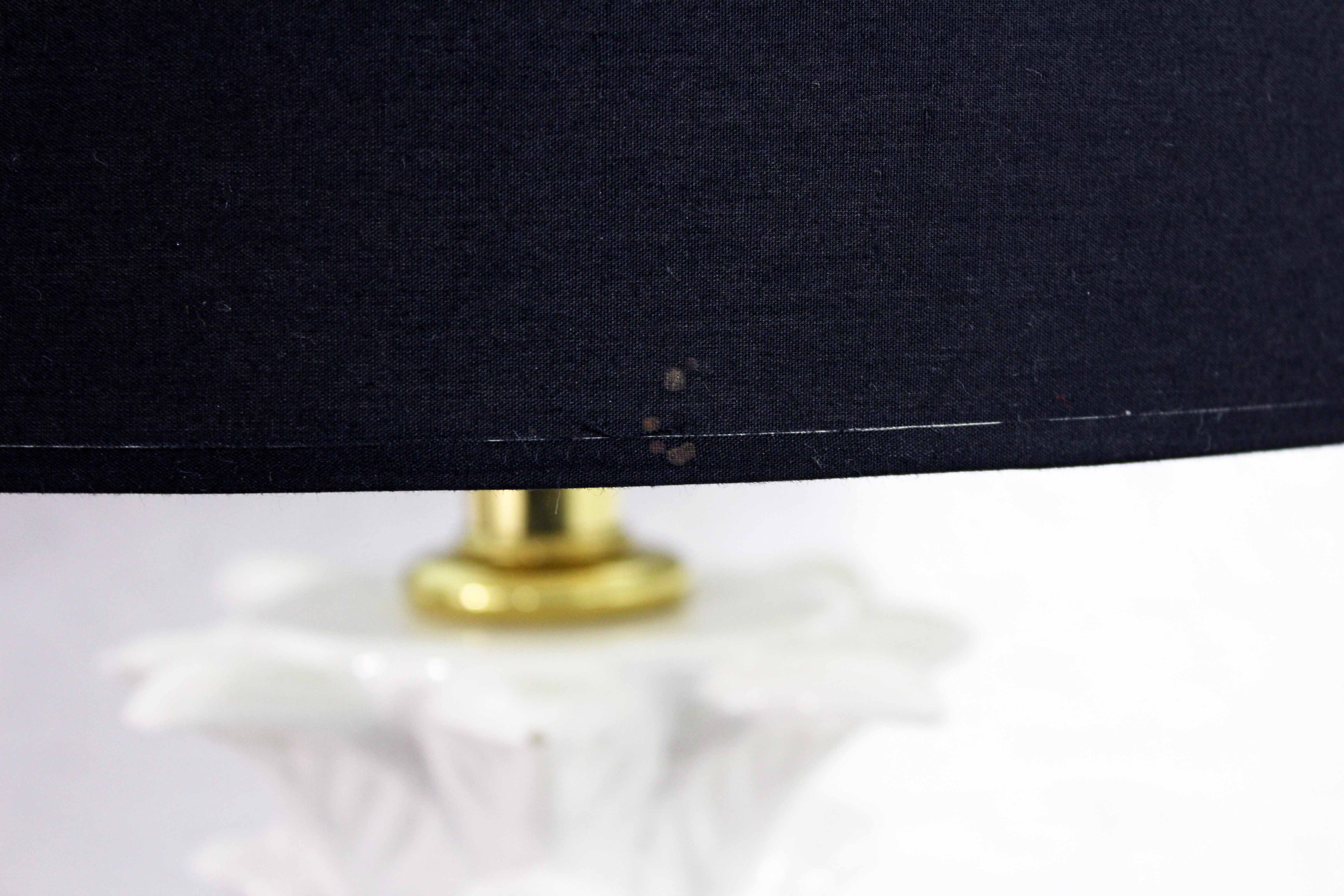 Table lamp ananas ceramic and brass 70s