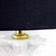 Table lamp ananas ceramic and brass 70s