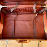 Antique leather suitcases