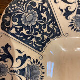 Rectangular dish, Manufacture de Gien, model Carré Bleu