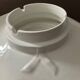 Vintage enameled porcelain hat pocket emptier