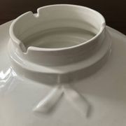 Vide poche vintage chapeau en porcelaine émaillée