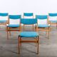 Vintage 6er Set Stühle Erik Buch Danish Mid Century 50er 60er
