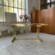 Brass table 1970 Italian lacquer