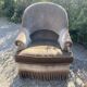 Paire de fauteuils en velours