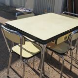 Vintage formica table and 4 chairs